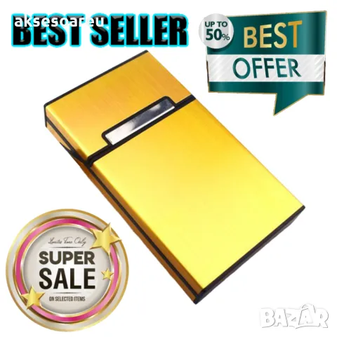 Нова Алуминиева табакера кутия за тънки Слим цигари мурати слим Murati slim контейнер за цигарите, снимка 5 - Табакери - 50332411