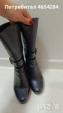 Боти и ботуши естествена кожа MARTINI, снимка 4 - Дамски боти - 52452443