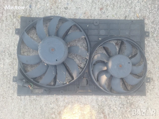 Дифузьор Със Перки За Охлаждане Audi A3 1,9 TDI 2003-2010 Година VW Golf 5 Touran 