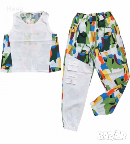 Екип NK Unsea шарен, снимка 3 - Детски комплекти - 36130618