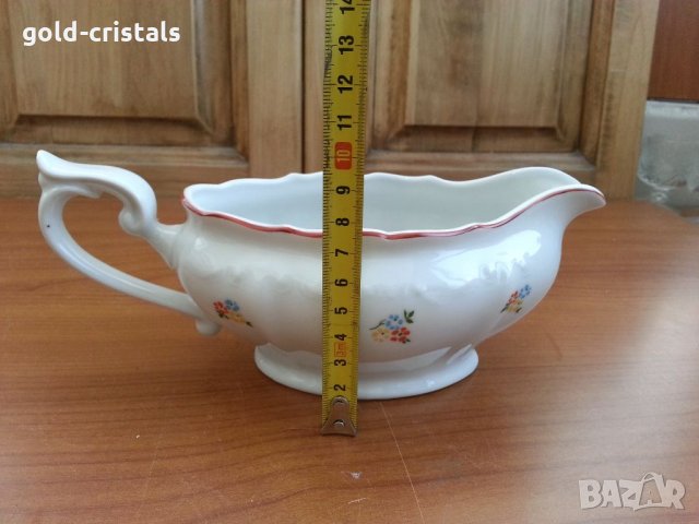 Стар български порцелан сосиера, снимка 4 - Антикварни и старинни предмети - 34262431