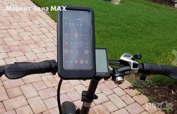 Универсална водоустойчива стойка за телефон за велосипед | BRACKZPHONE, снимка 3 - Велосипеди - 52860490