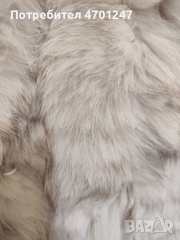 Луксозно палто от естествен косъм – Бяла лисица , снимка 2 - Палта, манта - 53453969