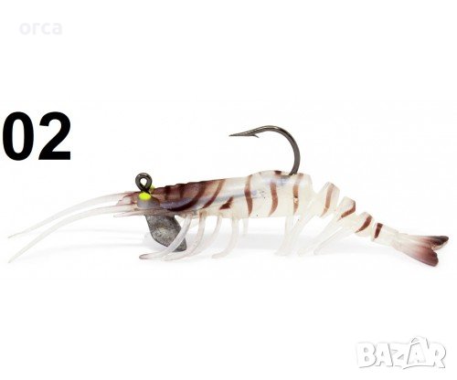 Силиконова скарида за морски джиг - SeaBuzz Crazy Shrimp, снимка 2 - Такъми - 40898796