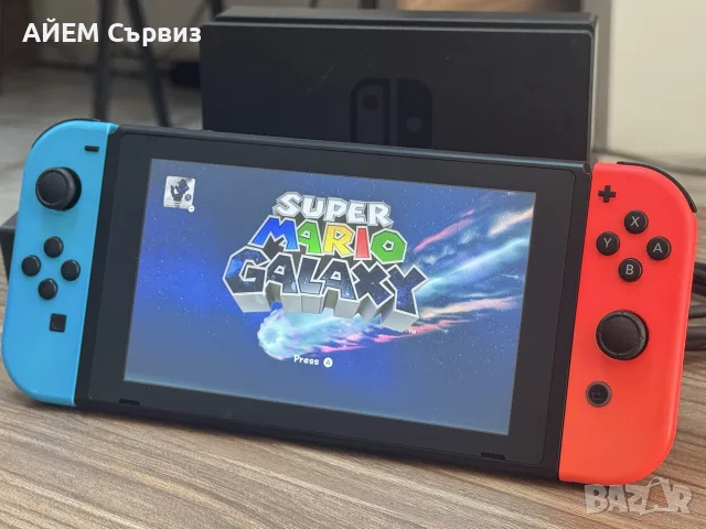 Nintendo Switch с поставен чип и 128GB, снимка 5 - Nintendo конзоли - 55797749