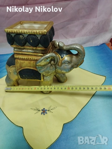 слон саксия статуетка , снимка 8 - Статуетки - 53612095