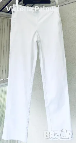 Италианска модна къща CHERRUTI 1881 бял панталон, снимка 2 - Панталони - 50408534