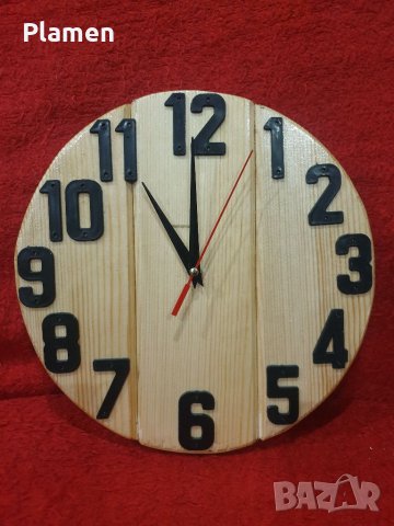 Стенен часовник ръчна изработка!, снимка 3 - Смарт часовници - 40635738