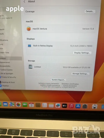 13" Core i5 MacBook Pro A1708 /Mid-2017/, снимка 10 - Лаптопи за работа - 56334508