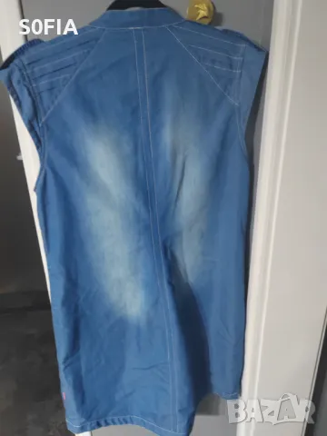 Дънкова рокля L Xl, снимка 2 - Рокли - 50030565