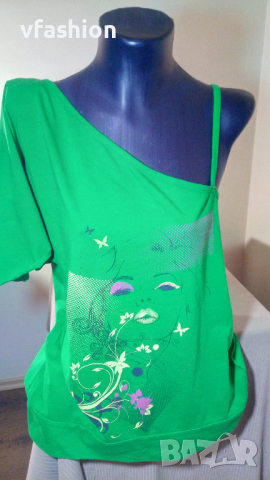 ДАМСКА БЛУЗА DENIM, снимка 3 - Тениски - 36275201