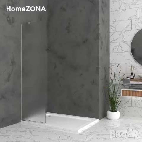 Параван за баня WALK IN, 8 мм, 80х200 см, хром