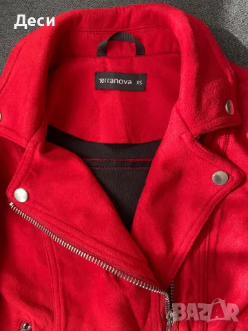 Червено яке Terranova, снимка 4 - Якета - 49359544
