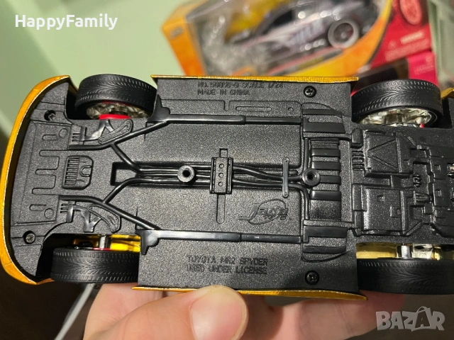 Мащабен модел Toyota MR2 MR 1:24 Jada Toys Бързи и Яростни, снимка 8 - Колекции - 53465399
