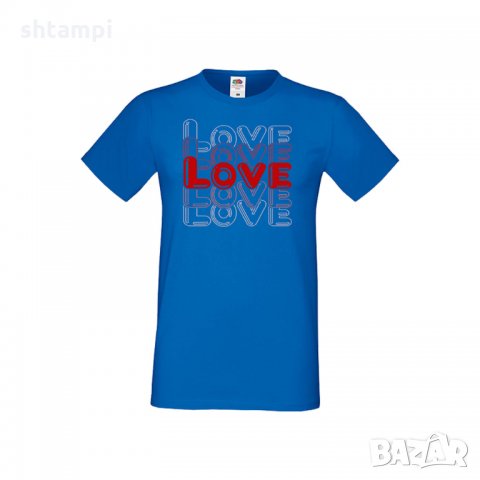 Мъжка тениска Свети Валентин LOVE LOVE LOVE 2, снимка 3 - Тениски - 35711921