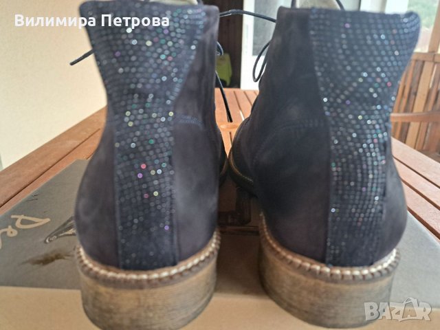 Дамски боти от естествена кожа , снимка 4 - Дамски боти - 38700426