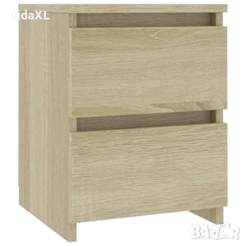 vidaXL Нощни шкафчета, дъб сонома, 2 бр, 30x30x40 см, инженерно дърво, снимка 3 - Шкафове - 56147695