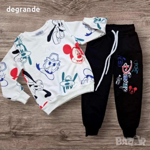 Памучен детски комплект с Мики Маус