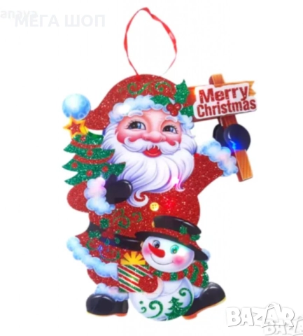 Коледен стикер за стъкло – празничен блясък за вашия дом, снимка 2 - Декорация за дома - 52587080