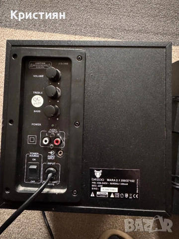 🔊 Dezoo MARA 2.1 – Субуфер + 2 колони 🔊, снимка 2 - Аудиосистеми - 53489060