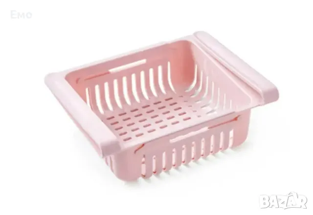 Мини органайзер за хладилник с чекмедже, разтегателен - 1 бр., снимка 7 - Органайзери - 48273052