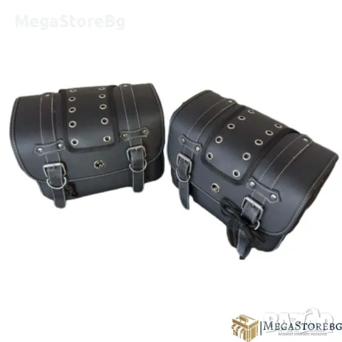 Дисаги за мотоциклет, странични чанти, куфари КОЖА PA881 30/20/13 CM 2 БР/К-Т, снимка 2 - Аксесоари и консумативи - 48988066