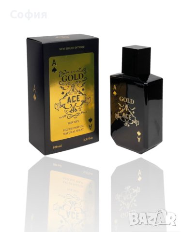 Мъжки парфюм New Brand Intense Gold Ace 100МЛ, снимка 1 - Мъжки парфюми - 44149650