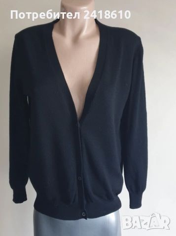 Prada Wool  Cardigan Womens Size 42/ M - L ОРИГИНАЛ! Дамскa Жилетка!, снимка 8 - Жилетки - 52265976