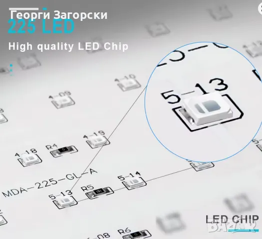  Лампа с пълен спектър за отглеждане на растения 50W, снимка 3 - Други - 49987989