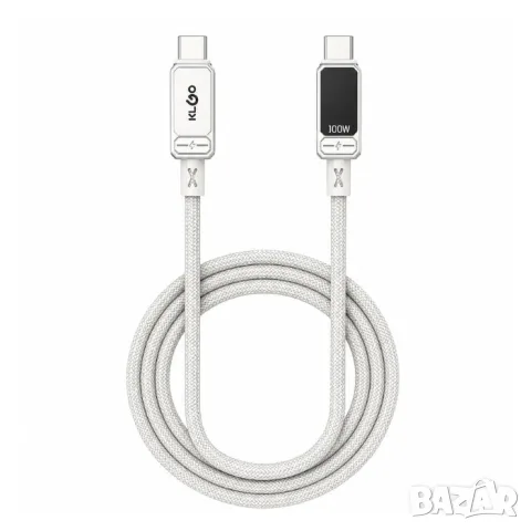Кабел USB-C към USB-C с LED дисплей до 100W