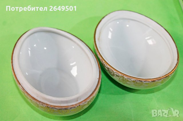 Френски Порцелан Яйце Кутия Limoges porcelain, снимка 6 - Колекции - 34080686