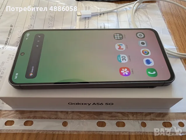 Samsung Galaxy A56, 128GB, в гаранция , снимка 3 - Samsung - 56301168