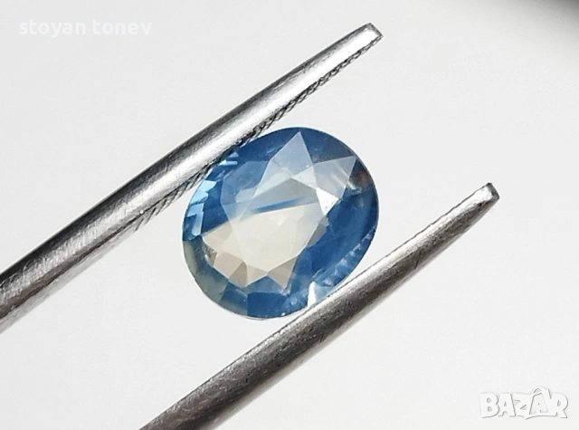 Двуцветен естествен ненагряван сапфир 1.10кт от Танзаниа! Сертифициран! Нов!, снимка 9 - Други - 53715991