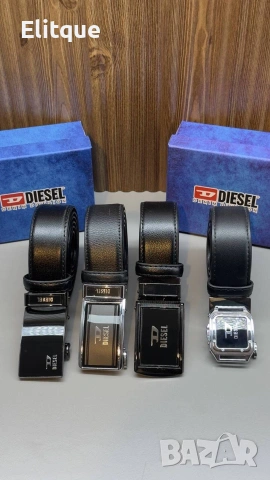 колани от естествена кожа в кутия hugo boss diesel, снимка 3 - Колани - 53053459