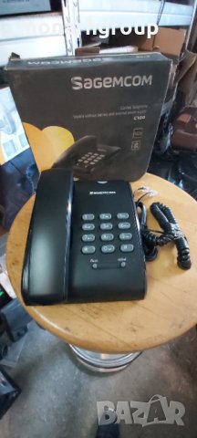 Домашен телефон Sagem C100, снимка 1 - Стационарни телефони и факсове - 34136981