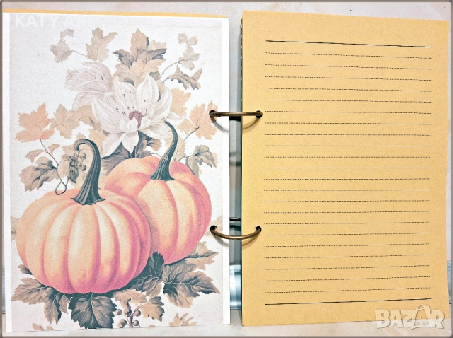 Тефтер "Моите рецепти" в бежово, снимка 4 - Други - 52356003