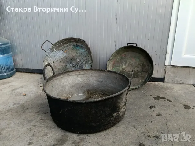 Стари медни съдове, снимка 3 - Антикварни и старинни предмети - 56205925
