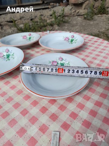 Стара порцеланова чиния,чинии #9, снимка 5 - Антикварни и старинни предмети - 33943462