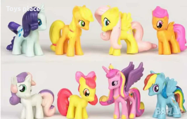 12бр фигурки Моето малко пони My little pony подходящи за торта, снимка 2 - Фигурки - 50740722