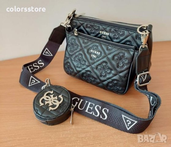 Черна чанта Guess SG 310, снимка 2 - Чанти - 33972454