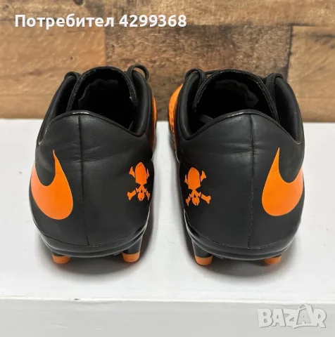 Футболни бутонки Nike Hypervenom Phatal FG - Black / Citrus, снимка 4 - Футбол - 56332876