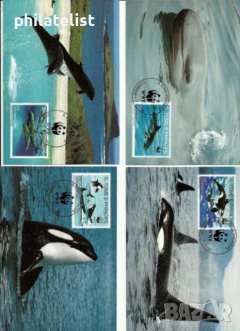 Сао Томе и Принсипи 1992 - 4 броя Карти Максимум - WWF, снимка 1 - Филателия - 38897125