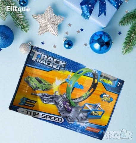 Детска състезателна писта с 360° завъртания, снимка 2 - Коли, камиони, мотори, писти - 52787231