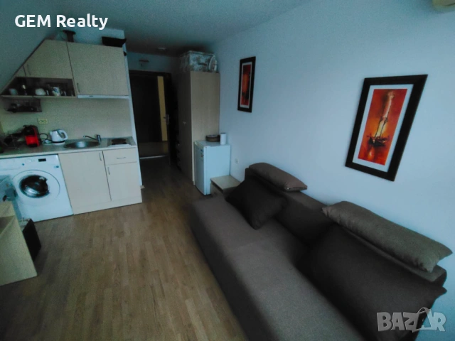 Обзаведено студио на център Слънчев бряг, снимка 3 - Апартаменти - 53465591