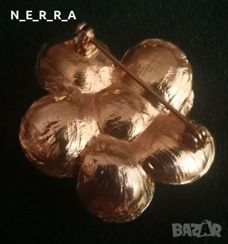 Старинна брошка с камъни, снимка 5 - Други - 36318212