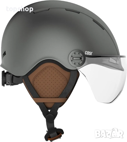 Чисто нова размер L CASR Style Каска за велосипеди и електрически тротинетки – Прозрачен визьор ..., снимка 5 - Аксесоари за велосипеди - 52757020