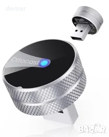 OTTOCAST Mini Cube 3.0 2-в-1 Wireless CarPlay/Android Auto адаптер, снимка 2 - Аксесоари и консумативи - 55933525