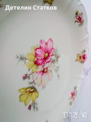 Порцеланово плато 30 см. Bavaria, снимка 7 - Чинии - 53716193