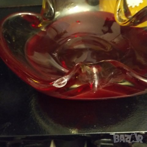 Мурано ръчно изработен пепелник ., снимка 6 - Декорация за дома - 39365525