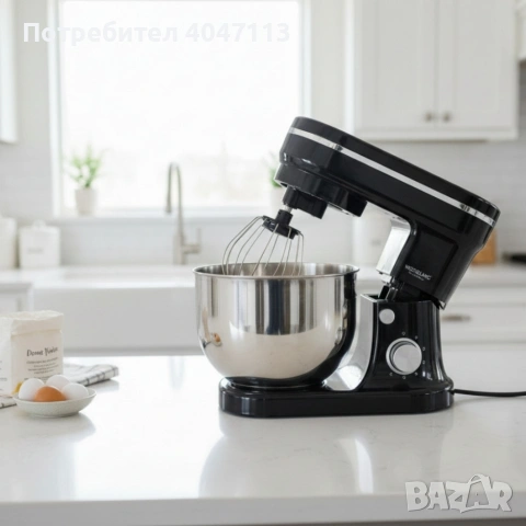 Кухненски робот Michelino 3в1: Планетарен миксер, блендер и месомелачка за лесно и бързо готвене, снимка 6 - Кухненски роботи - 53273945